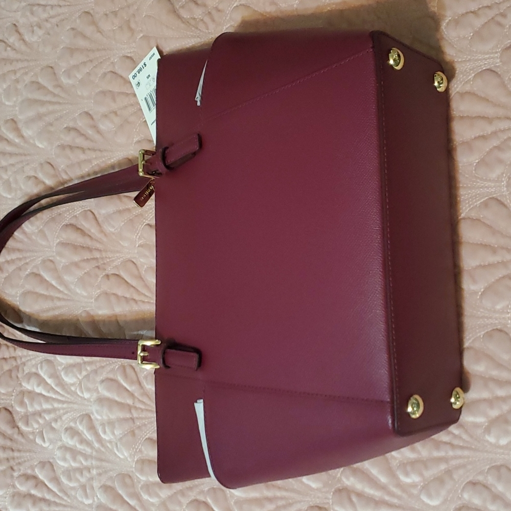 Michael Kors Dark Berry Tote - Picture 5 of 12